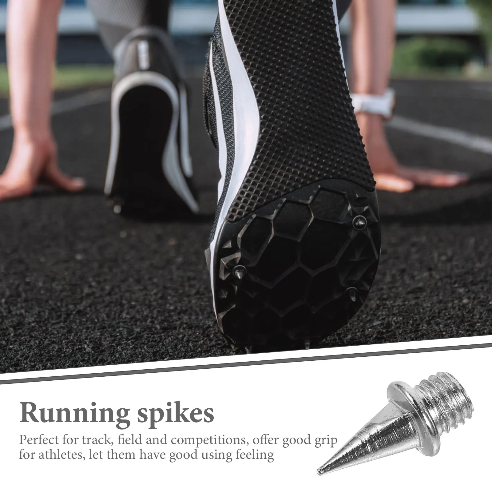 

110 Pcs Running Shoes Short Nails Track Spikes for Sprinting Hard Steel Women's
