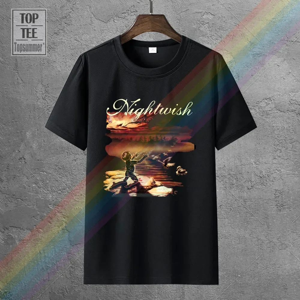 Nightwish Wishmaster Symphonic Metal Gothic Tarja Turunen New Black 2018 Summer T Shirt