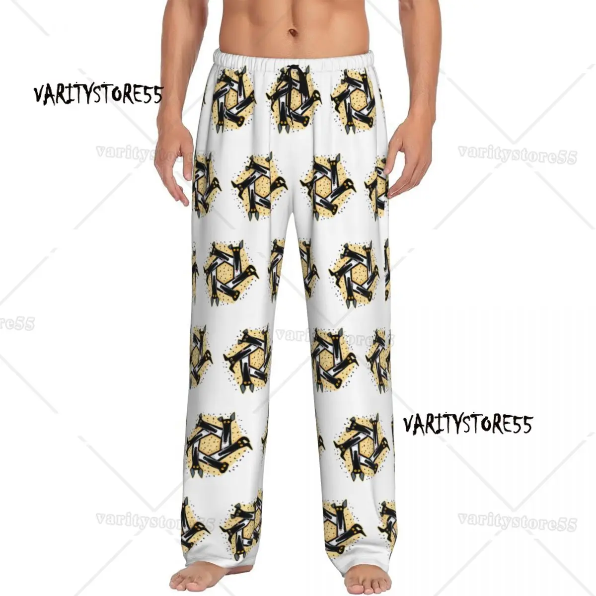 

Мужские пижамные штаны с забавным мультяшным борзой на заказ, одежда для сна с животными и уиппет для собак, эластичные штаны для сна с карманами