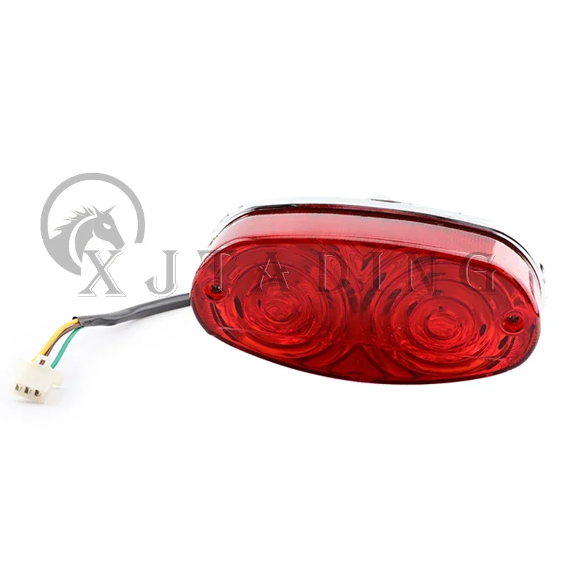 DC 12V Motorcycle Rear Tail Stop Brake Light Lamps for 50cc 70 90cc 110cc 150cc 200cc 250cc ATV Go Kart Quad Dirt Bike Parts view 2