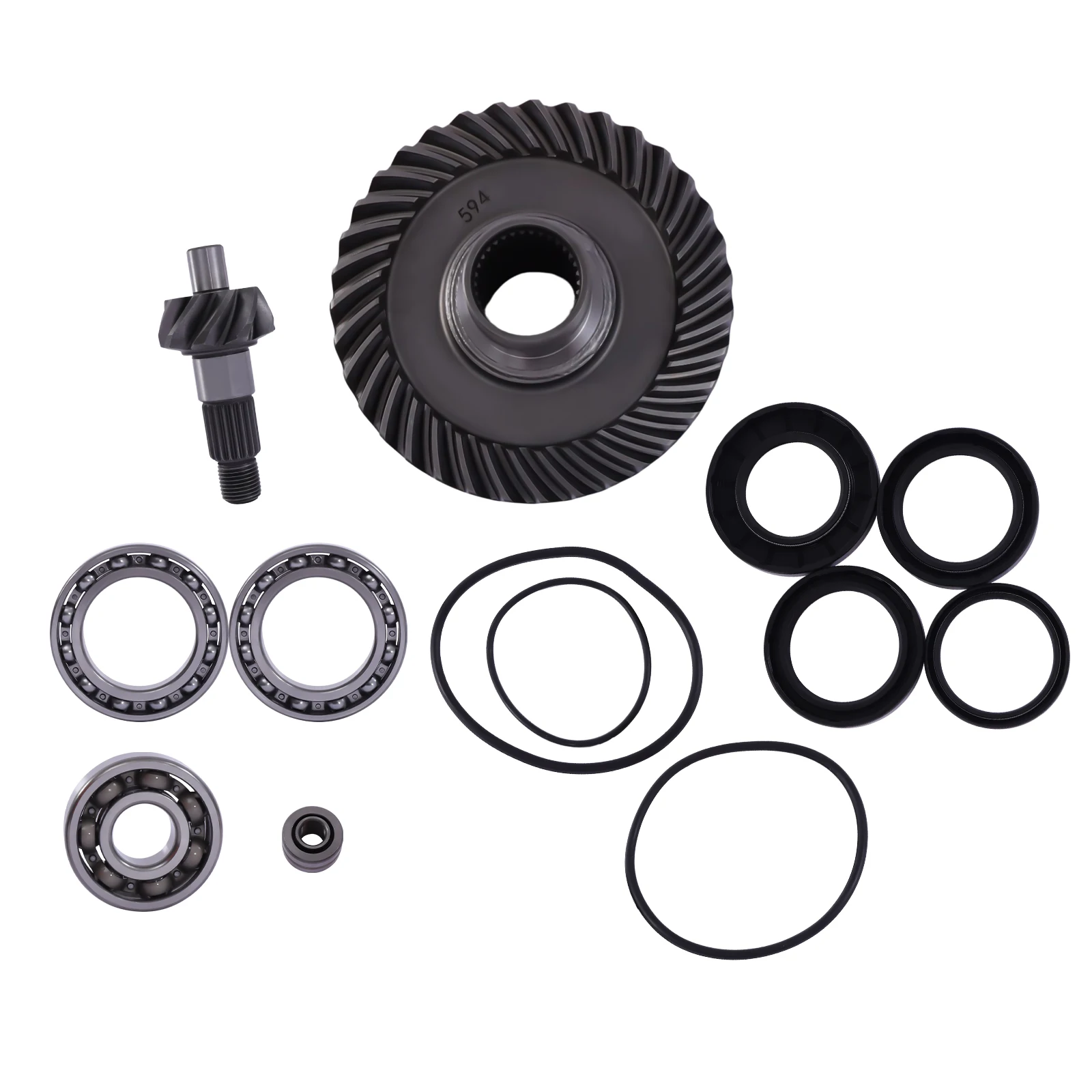 

For HONDA TRX300FW 4x4 Fourtrax Rear Differential Ring&Pinion Gear+Bearing Kit 88-00, Car Accessories