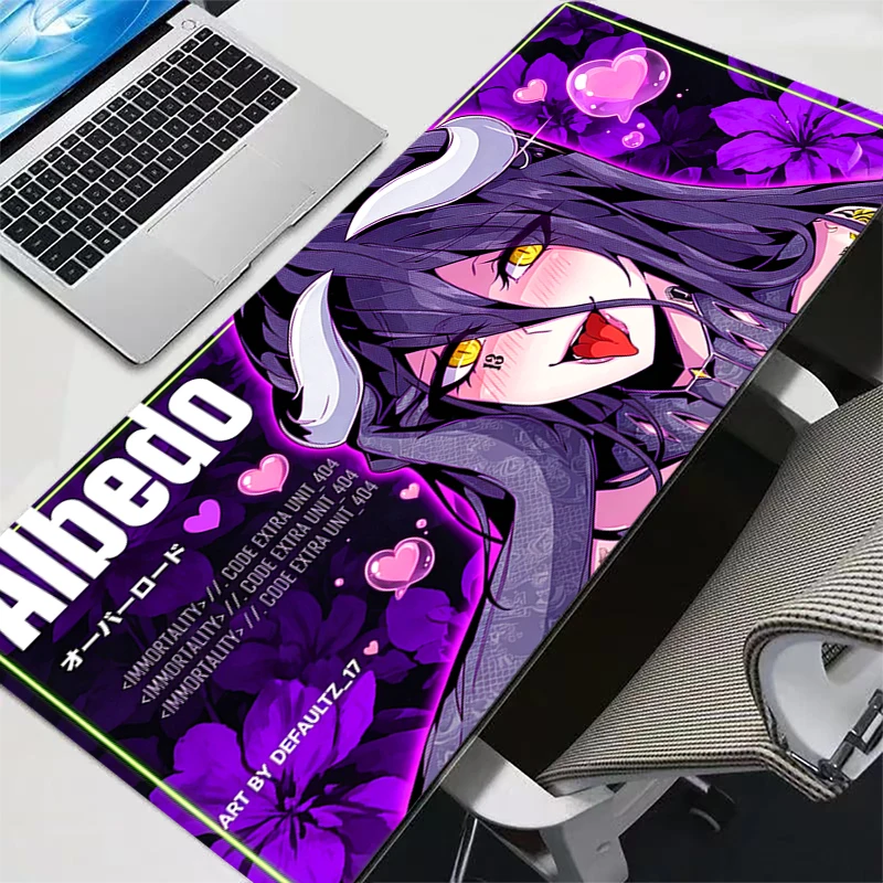 Kawaii Anime Women Mouse Pad Large Rug Gamer XXL Keyboard Desk Mouse Mat Carpet Rubber Tapis Souris Gaming Notbook Mousepad