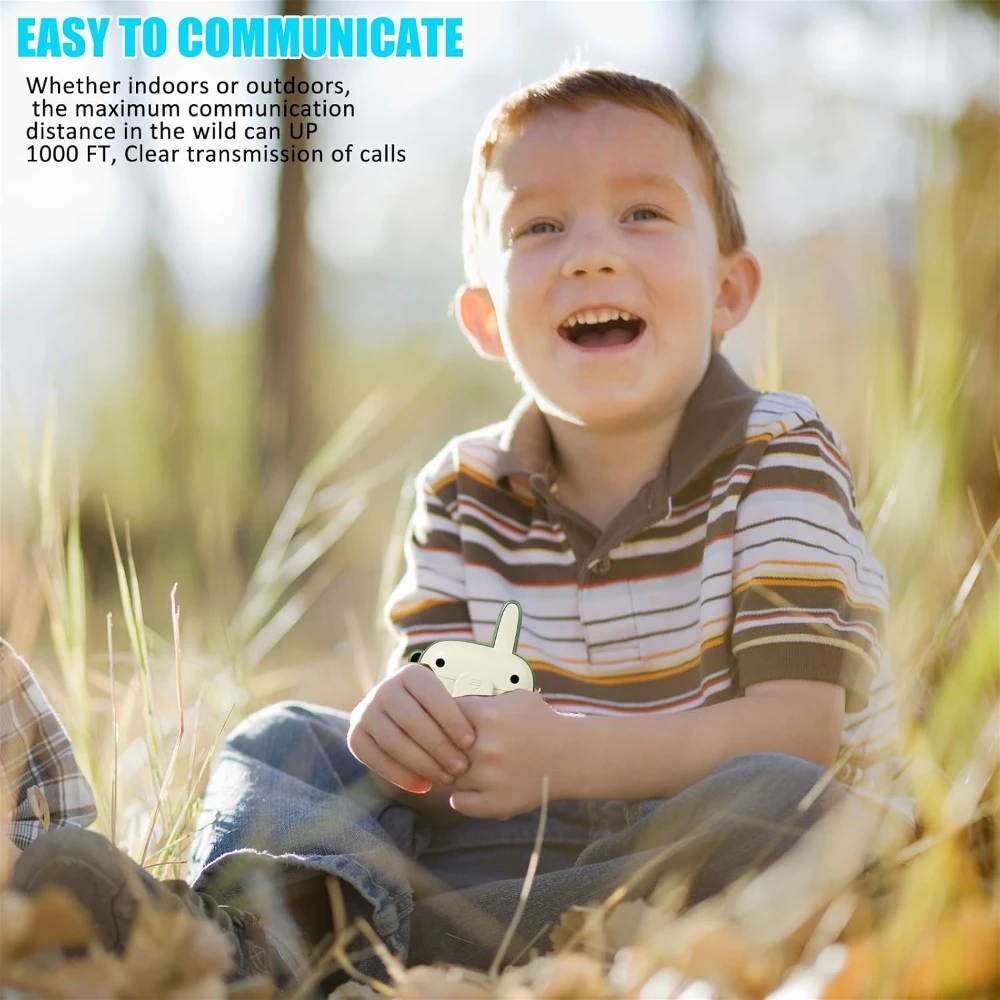 Walkie Talkies de juguete para niños, buscapersonas de transmisión inalámbrica para niños, juguetes de dibujos animados para conversación al aire libre, regalos de Navidad para niños