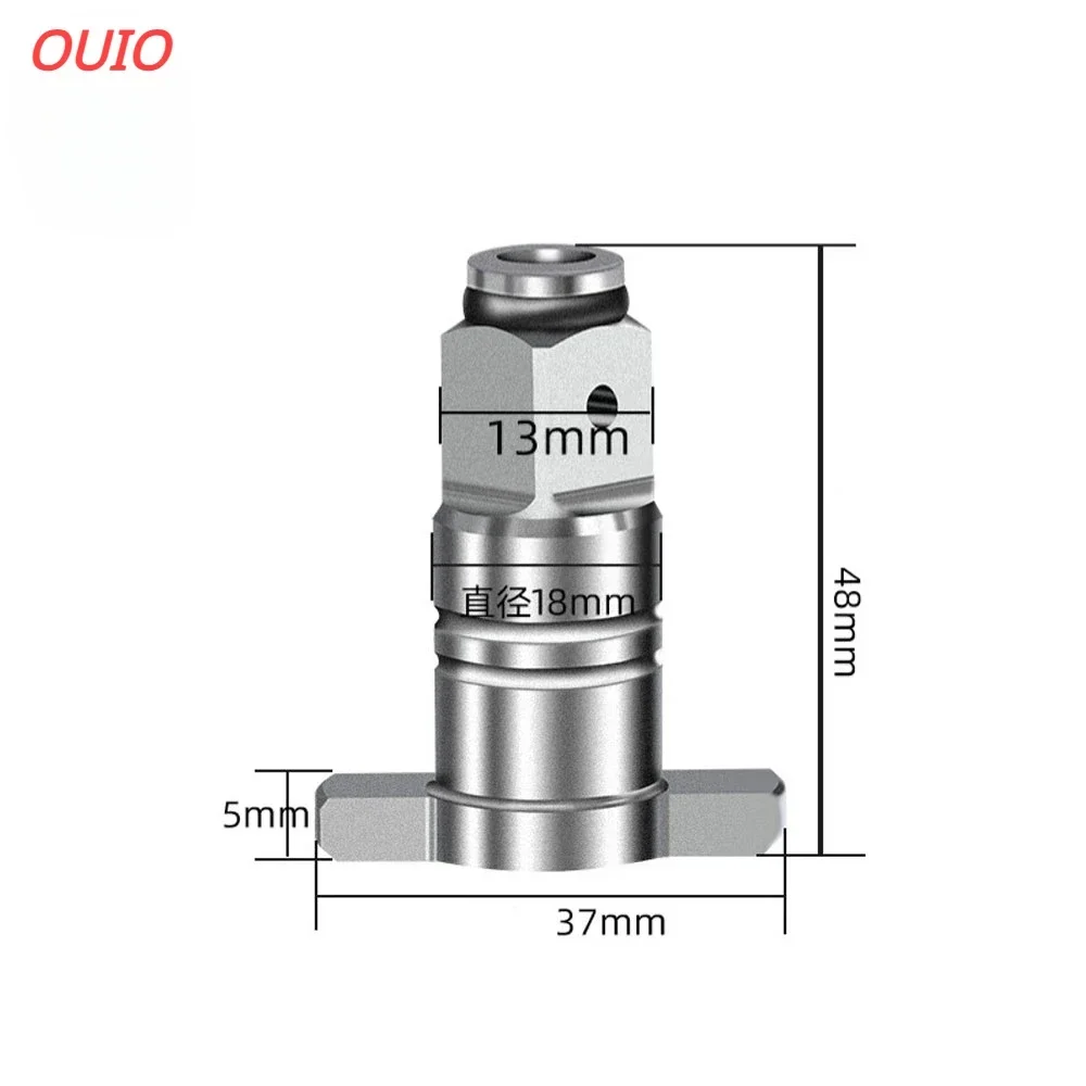 Ouio 1pc 18v adaptador de chave elétrica único/dupla finalidade multifuncional modificado lote adaptador t-axis acessórios de ferramenta elétrica