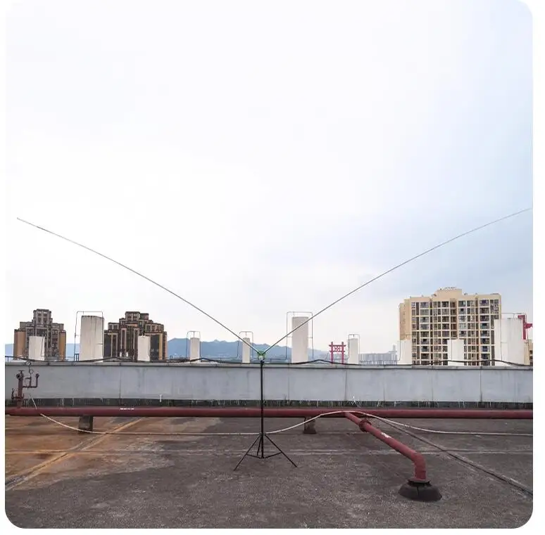 DP200 7M-54MHz HF Short Wave Portable Dipole Antenna Broadband Replace GP antenna
