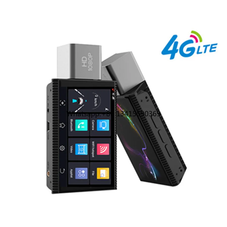 

3 Inch 4G Android 8.1 Black Car DVR FHD 1080p Wireless Dash Cam with GPS Dual camer Car Black Box WDR Functions LCD Screen