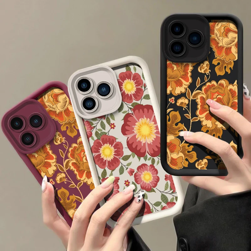 Retro Floral Print … - image