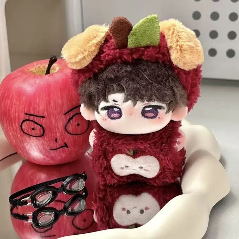 

10cm Cotton Doll Starfish Body Doll Cartoon Colored Fruit Series Baby Clothes Cute And Super Cute Creative Fun Accessories