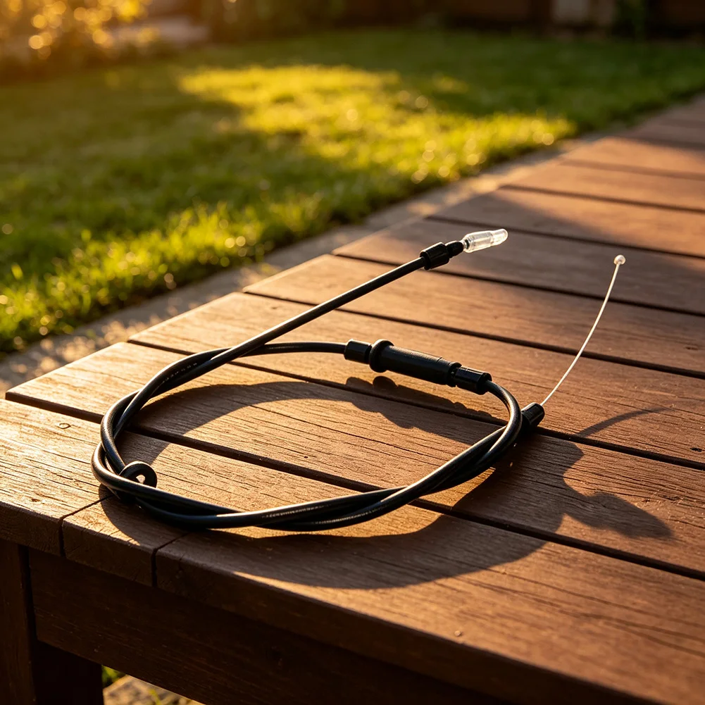 Mower Control Cable Lawnmower Clutch Cable Metal Construction Black Finish Easy Installation Precise Operation