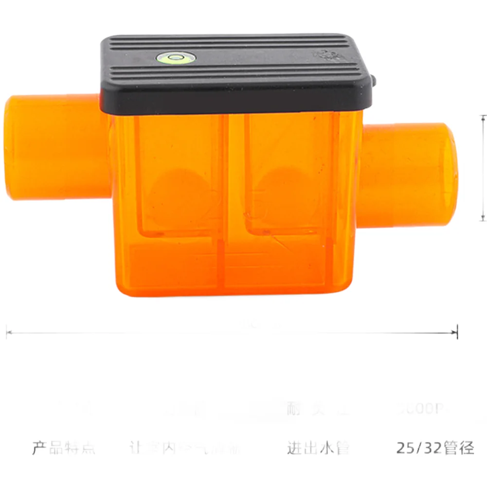 25mm 32mm PC Nylon Air Conditioner Condensate Drain Check Valve with Float Ball Mechanism to Prevent Backflow and
