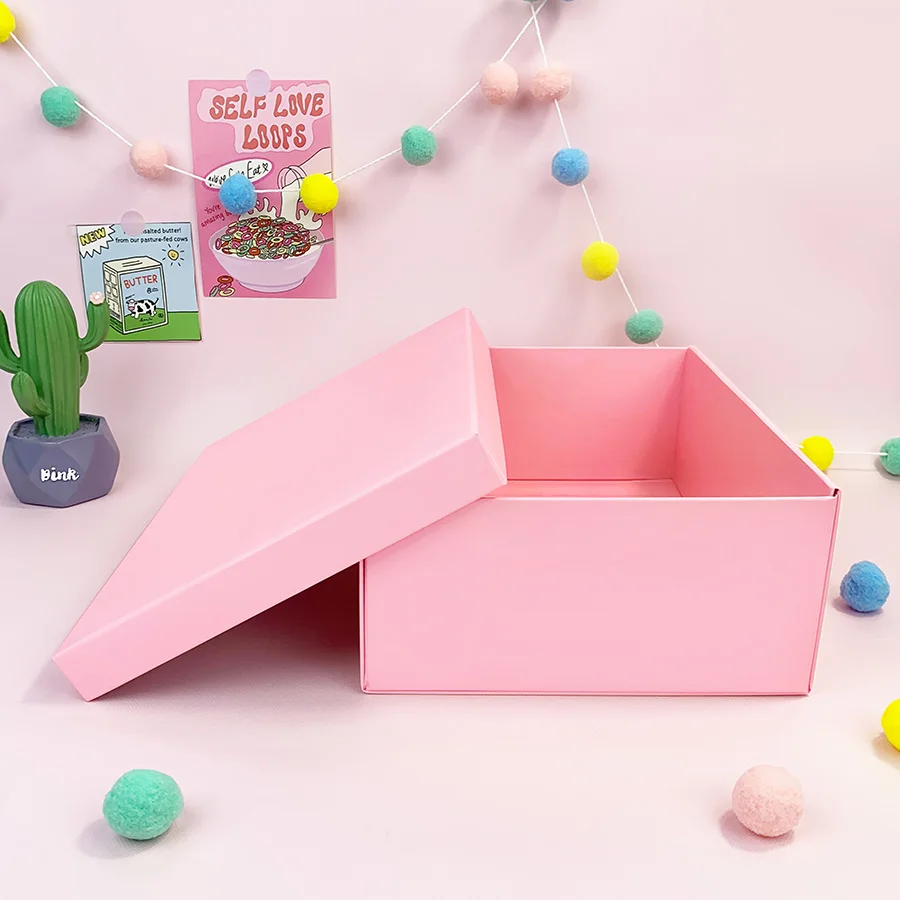 

Pink Gift Boxes with Lids Bridesmaid Proposal Gift Boxes Wedding Party Gift Chocolate Candy Event Gift Box Christmas S117