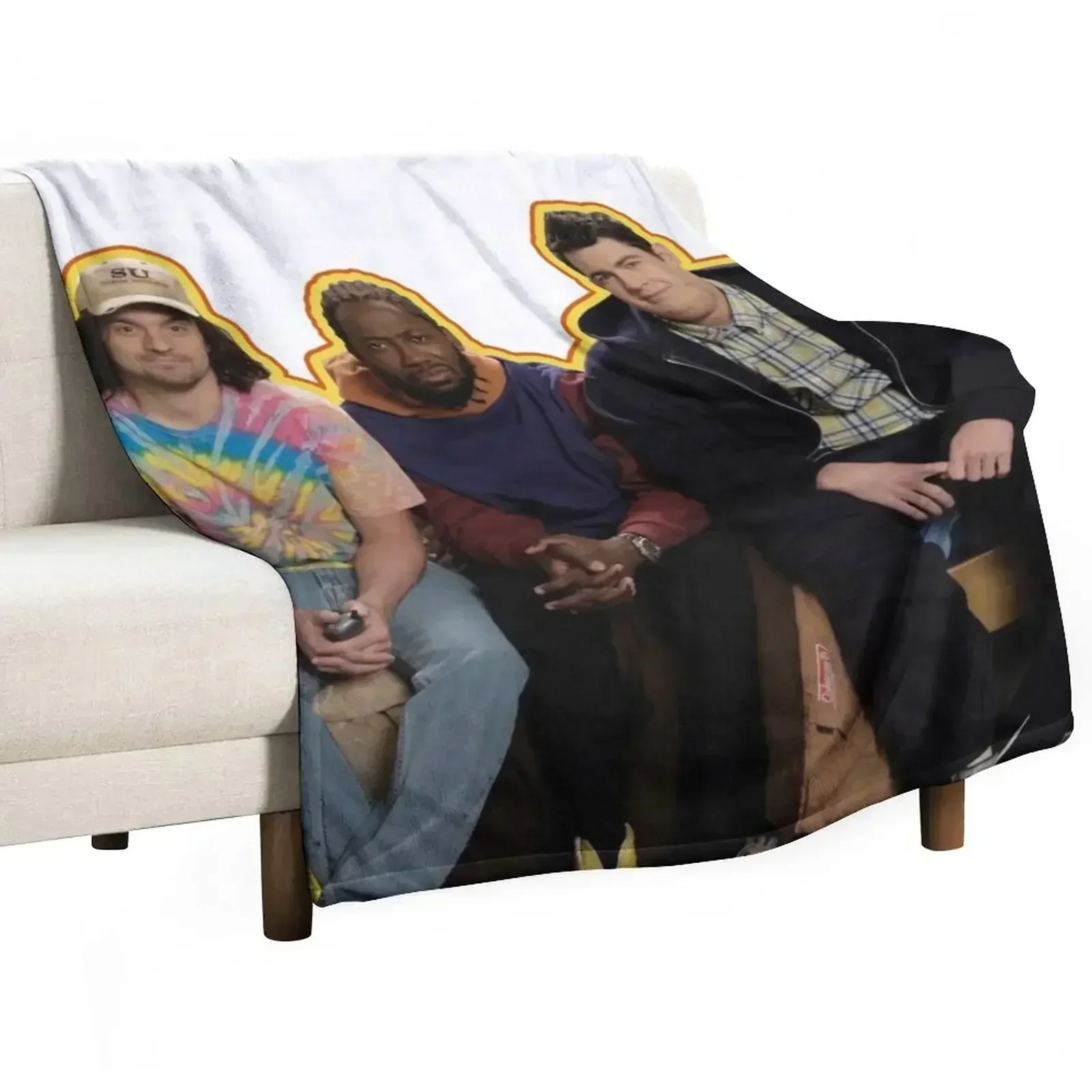 The Crew Joke Girl Meme Iemdnoa art Throw Blanket funny gift Stuffeds Luxury Designer Furry Blankets