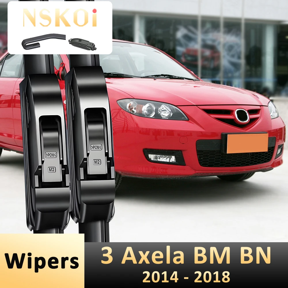 

Щетки стеклоочистителя переднего стекла для Mazda 3 Axela BM BN 2014-2018 2015 2016 2017, аксессуары