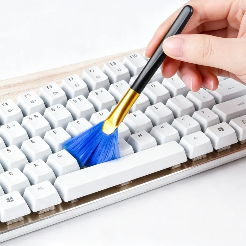 Soft Bristle Gap Cleaning Brush for Keyboard Computer Phone Fan Dust Removal Tool Portable Detailing Brush