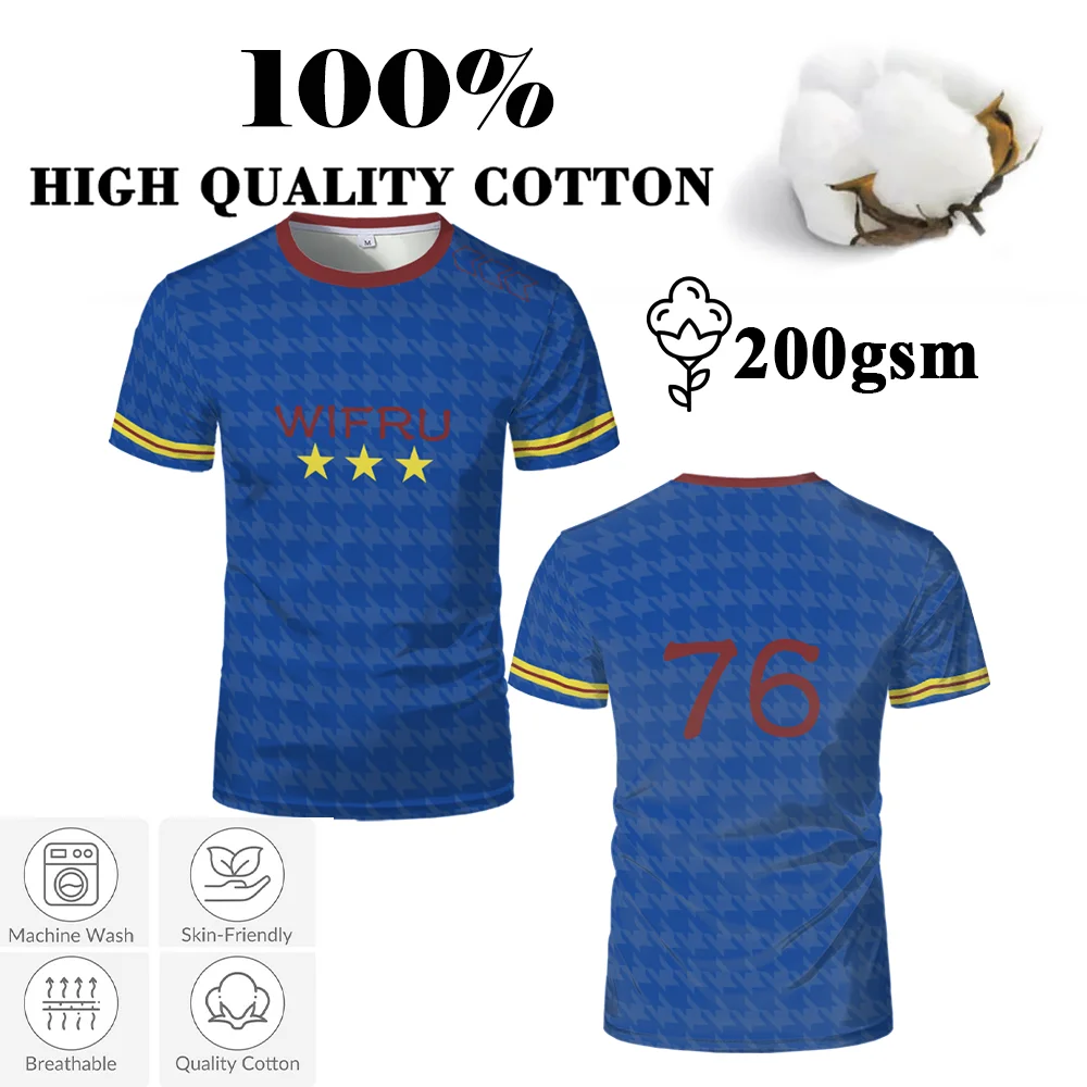 

WIFRU Men's Soft Breathable 100% Cotton Vintage T-shirt Classic Popular Houndstooth Graphic Tees Unisex Casual Custom Jersey Top