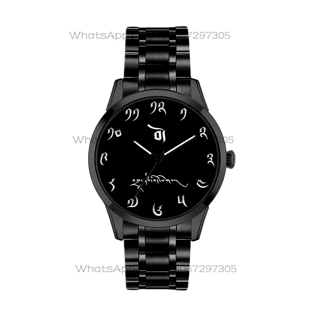 Tibetan Tibetan Tashi Dele Creative Trend Waterproof Watch Boy and Girl Student Couple Birthday Gift Custom Signature