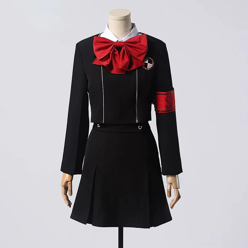 

Game P3 Aegis Kotone Shiomi Cosplay Gekkoukan Costume High School Uniform