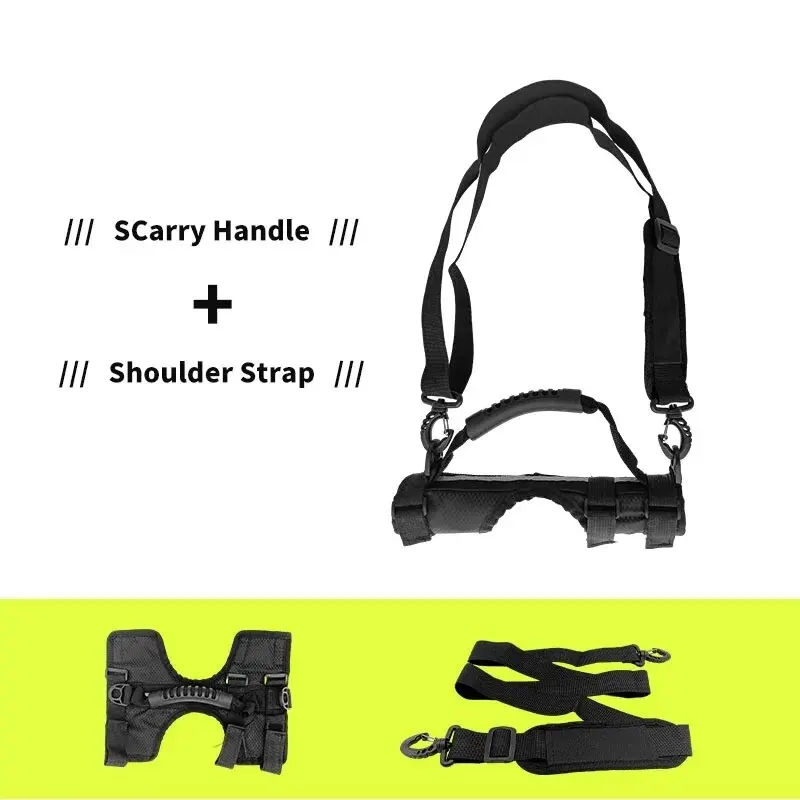 RRSKIT Folding Bicycle Carrier Handle Hand Grip For Brompton Cycling Bike Frame Carry Shoulder Strap Bicycle Accessories