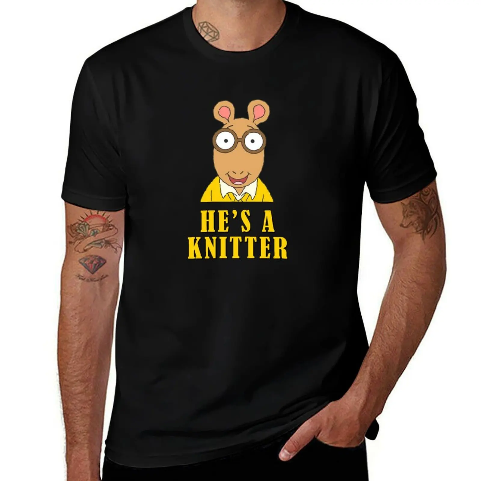 

print designer man t Arthur custom shirt t shirt knitter a shirts T-Shirt graphic t he's