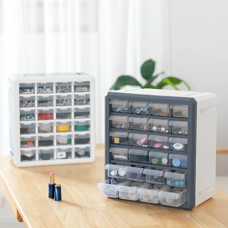 Desktop Lego Organizer Box Transparent Plastic Storage for Building Blocks Medicine Pills Perfect for Classification 