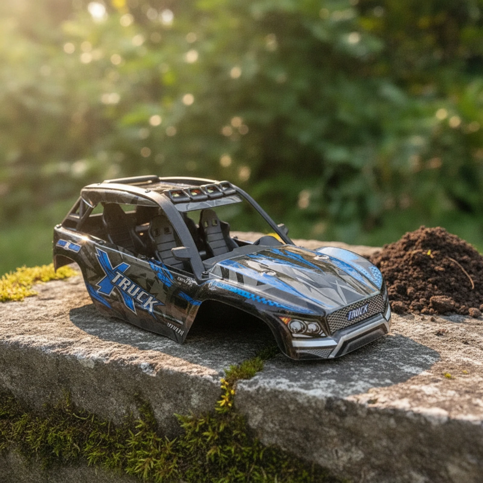 Body Shell Rc - RC Truck Body Shell with Roll