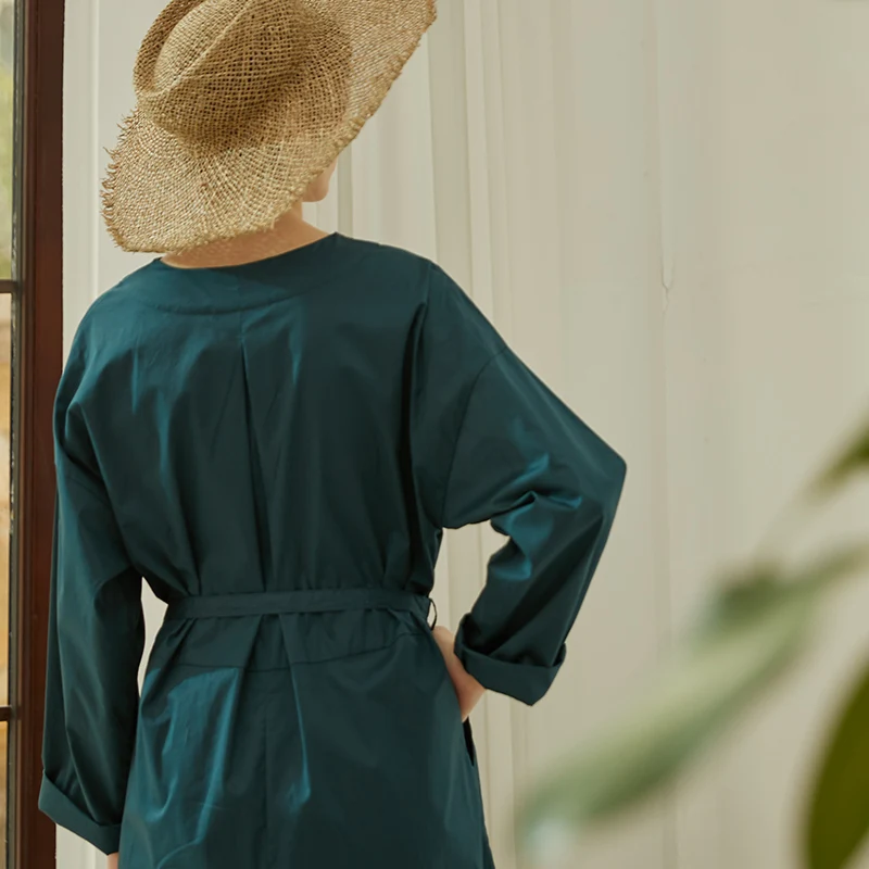 ชุดเอี๊ยมผ้าฝ้าย SoLighter คอลเลคชั่นฤดูใบไม้ผลิ/ฤดูร้อน รุ่นใหม่สำหรับผู้หญิง ทรงหลวม ขาตรง กางเกงขายาวเก้าส่วน เอวสูง เหมาะสำหรับใส่ไปทำงาน