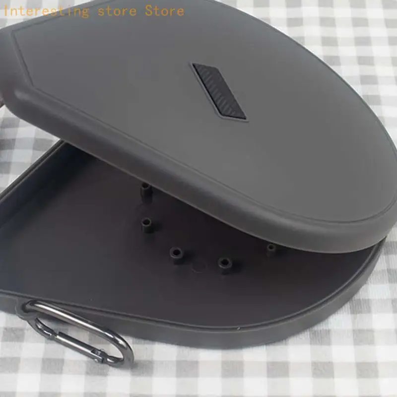 Desk Travel Earbud Storage Case Shell, Organizers Box, Interior Posts & KeyRing Attachment for JobsitePro Neckband Headsets