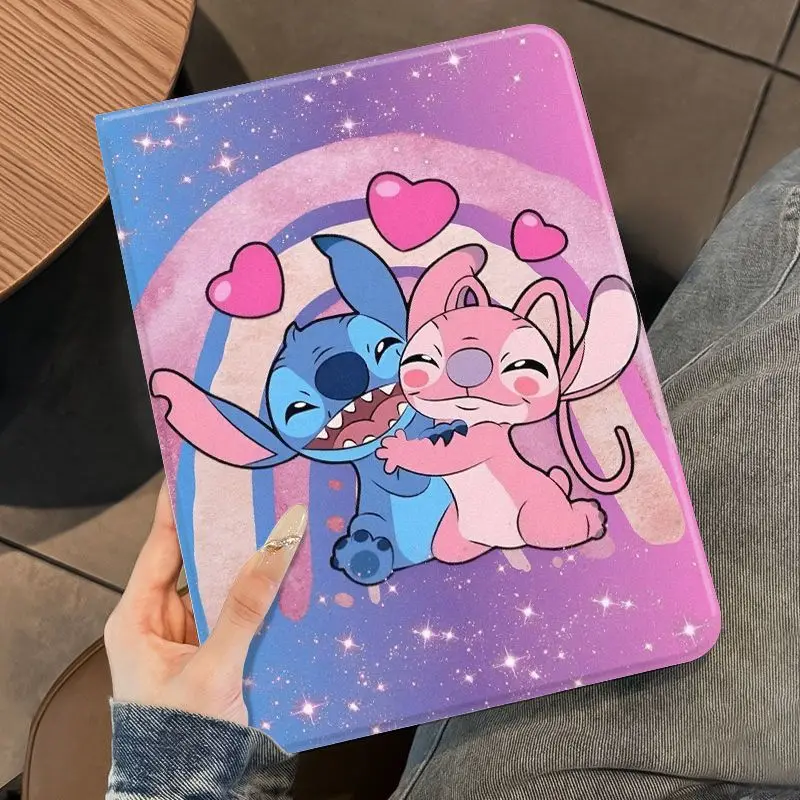 

Чехол для планшета Cute Stitch для Samsung Galaxy Tab S6 Lite S7 S8 S9 Plus S10 FE A7 10,4 A8 10,5 A9+ 11, предотвращающий изгиб, чехол, подарки