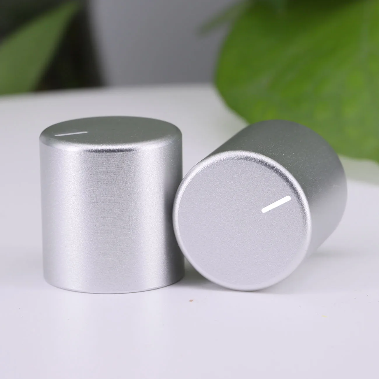 1PC Volume Knob 21mmx22mm 6mm Solid Aluminum Potentiometer Knob Button HIFI Car Audio AMP DAC CD Sound Volume Control Knob