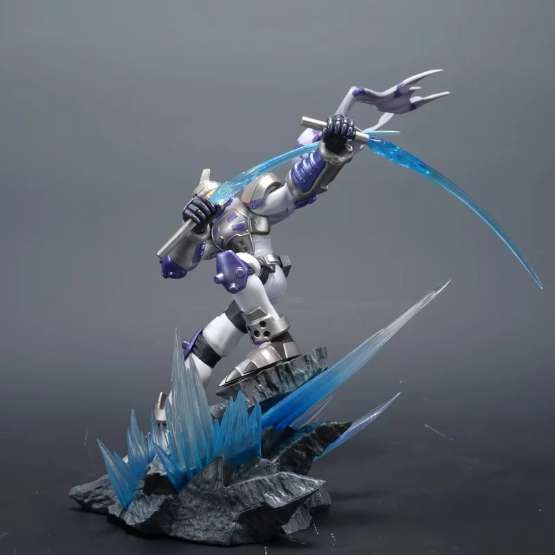 Figuras de Anime Digimon Adventure de 23cm, figuras de bestias Wolfmon, muñeca, colección de estatuas de Pvc, modelo de decoración, juguete, regalo de Navidad