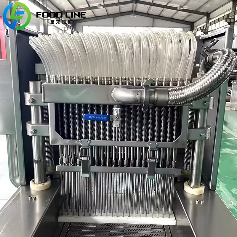 حار بيع مخصص الجهد التلقائي آلة حقن ملحي الدجاج آلة حقن اللحوم محلول ملحي