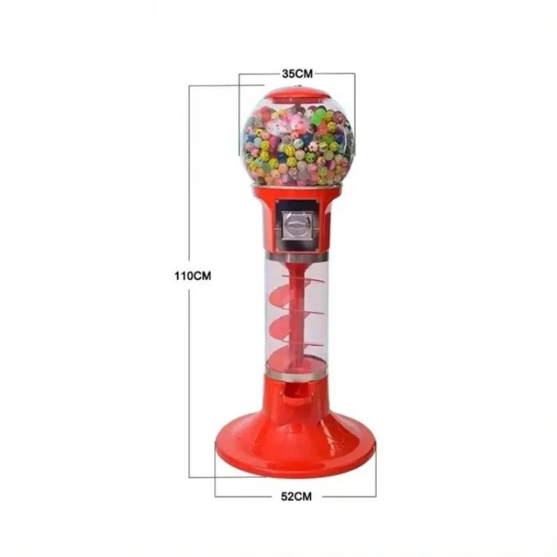 Stand Sprial Candy Gumball Bouncing Ball Capsule Toy Vending Machine