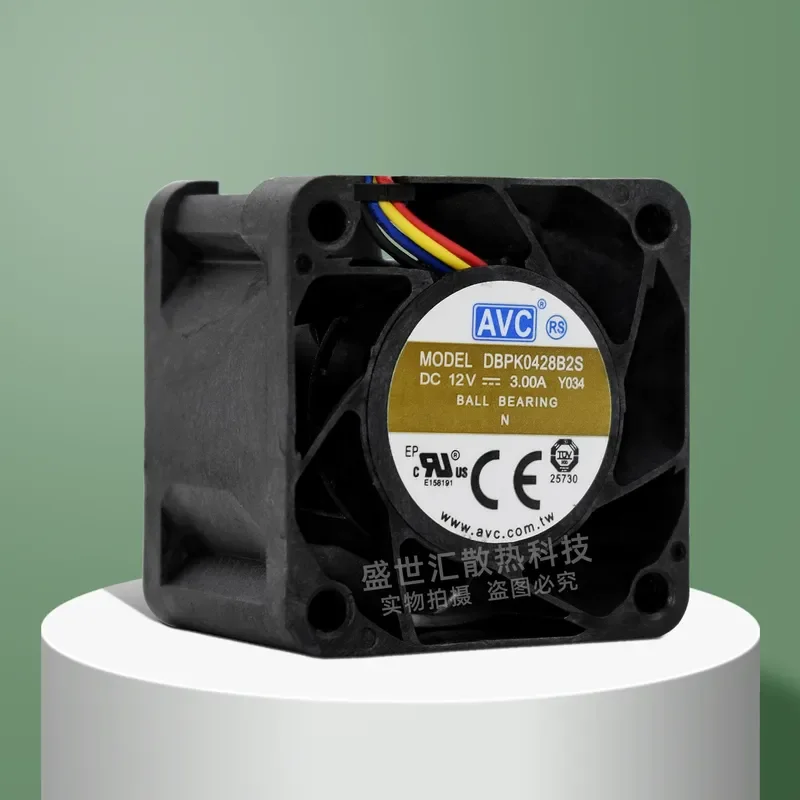 AVC DBPK0428B2S for brute force 4028 12V 3A chassis server power supply drone cooling fan 4CM