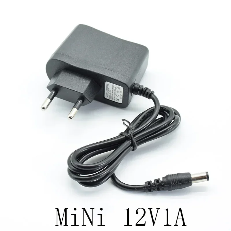 100V-240V Converter Adapter Dc 3V/4.2V/5V/6V/9V/12V 1a/1000ma Voeding Oplader Eu Stekker 5.5Mm * 2.5Mm (2.1mm) ac Naar Dc Licht