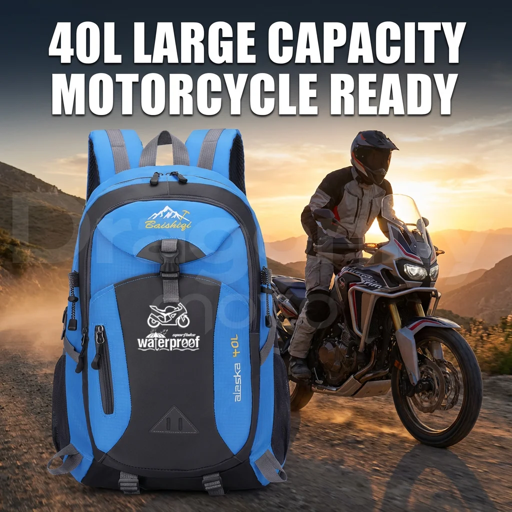 

For BMW F800R F 800R 800 R 2009-2016 2011 2012 2013 2014 Motorcycle 40L outdoor hiking bag sports bag leisure travel backpack