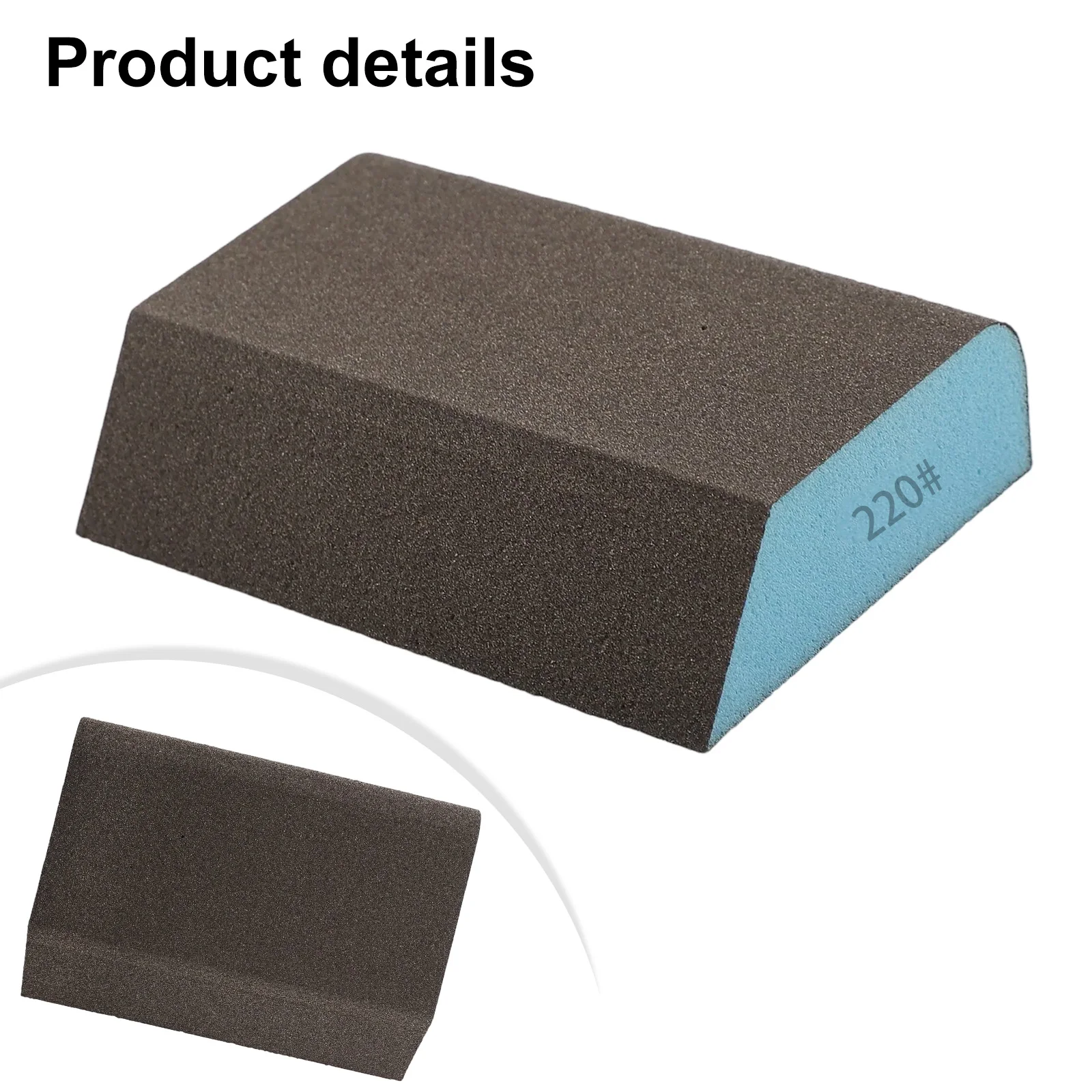 10 Pcs Sanding Block Washable Sponges Sanding Blocks Set 80-220Grit For Woodworking Grinding Block For Wood Drywall Metal  ﻿