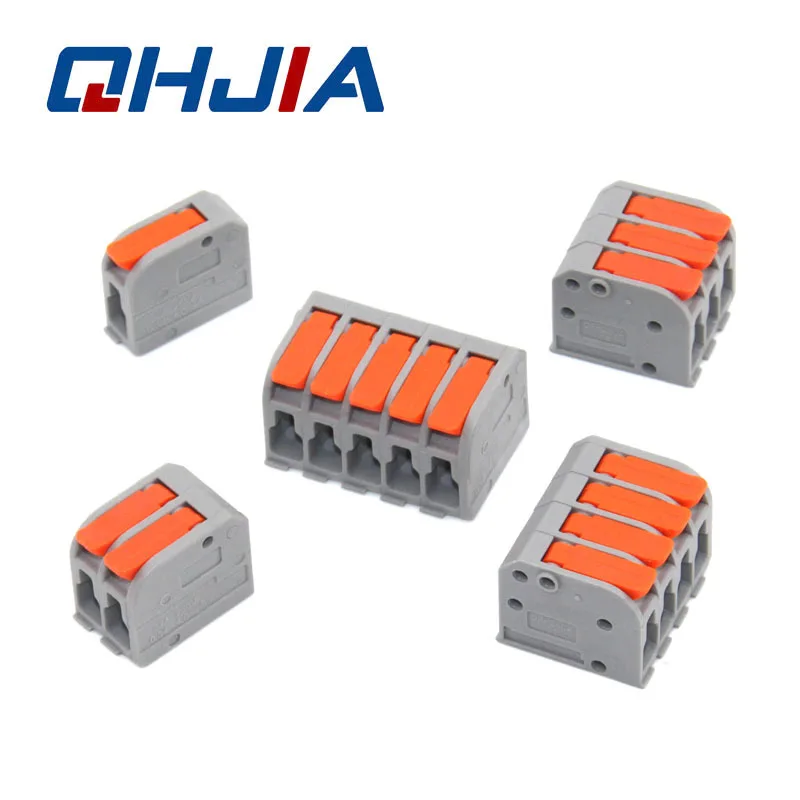 Wire Connectors Universal Cable 222 TYPE Quick Home Compact Wire Connection Push-in Conductor Wiring Terminal Block