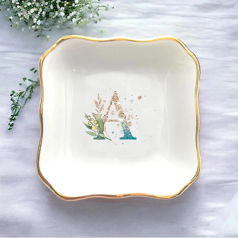 Export Christmas Tree Plates Star Bowls Christmas Atmosphere Ceramic Tableware Salad Bowls Dim Sum Plates