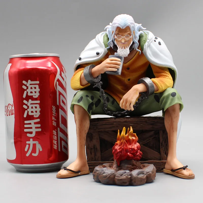 One Piece Silvers Rayleigh Figure 15cm Shanks Anime Figures PVC Statue Action Figurine Collectible Model Decoration Toy Gift