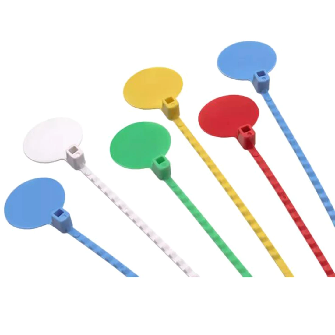 100PCS Plastic Seal Disposable Power Grid Management Label Tag Anti Adjustment Anti-Counterfeiting Zip Tie NEW