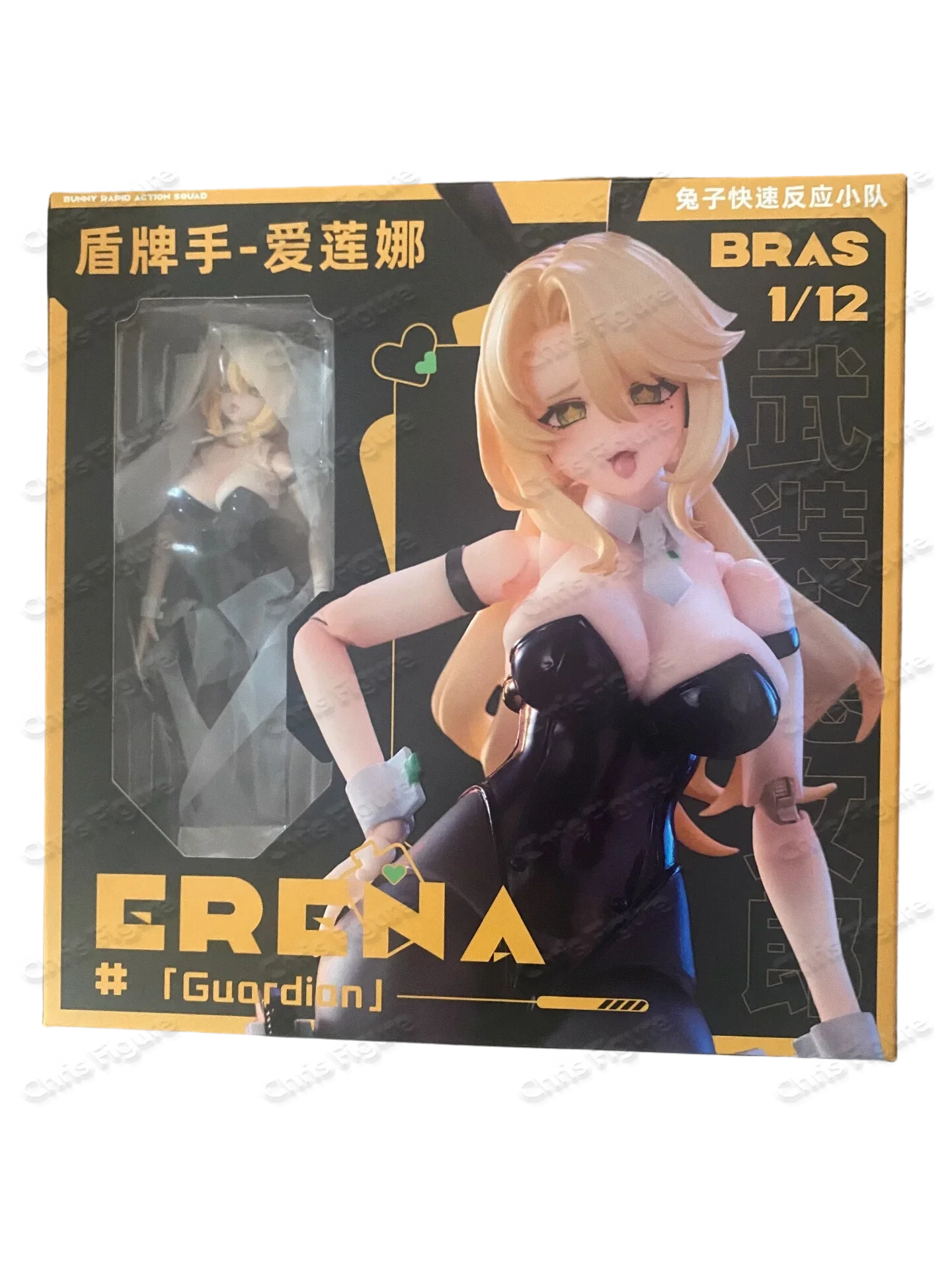 

Genuine Sushing Rabbit Quick Response Team, Shielder Elena Pink ERENA1/12 Finished Action Figure Model Toy