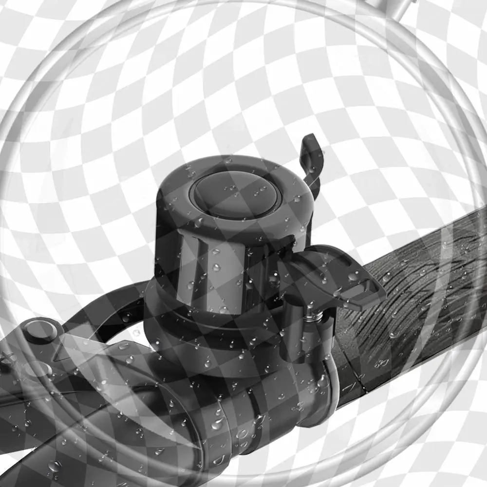 

Bicycle Bell for Bike Mount Bicycle Bell Waterproof Bike Ring for Air Tag GPS Tracker Under Bike Bell Holder