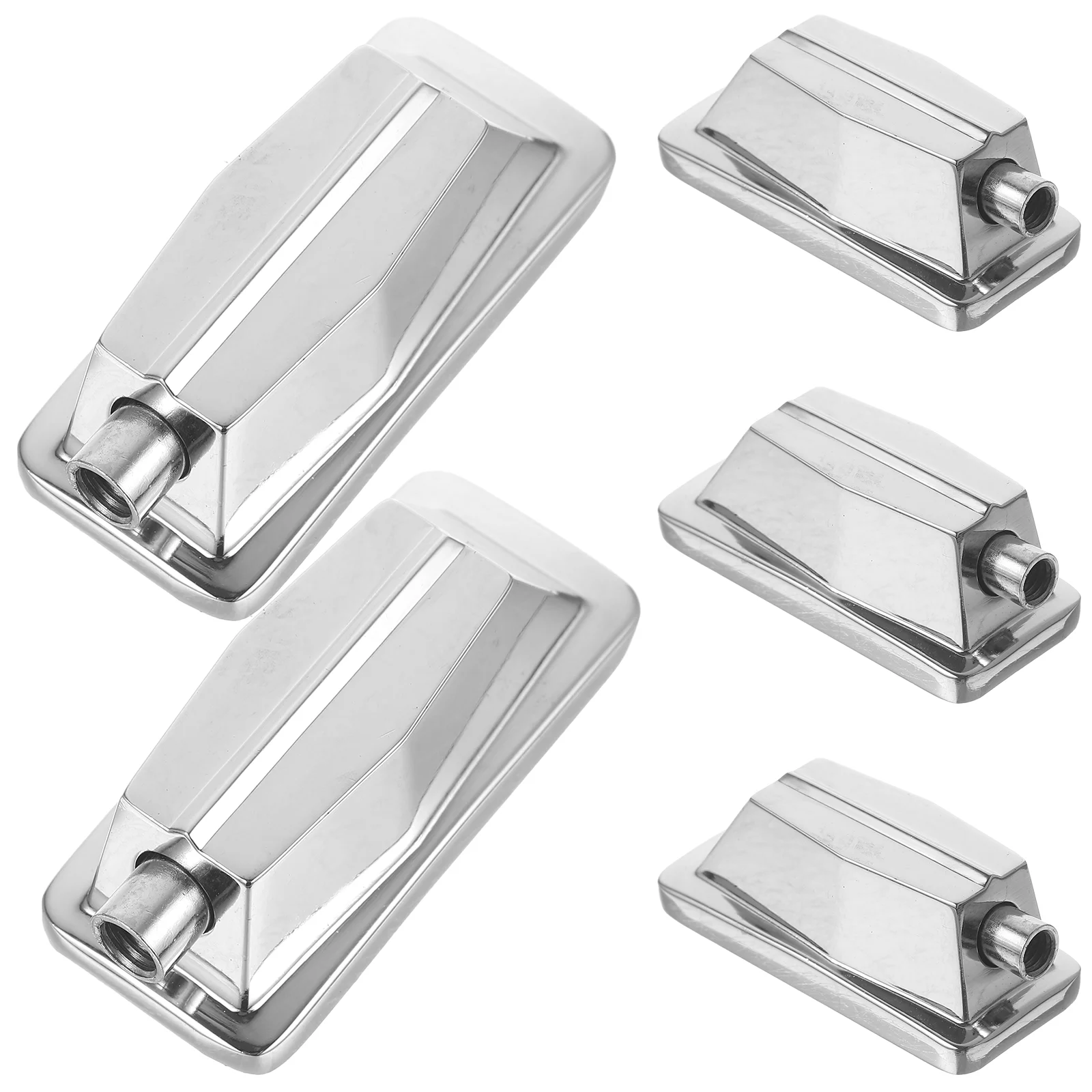 Drum Tension Rod Lock Ear Percussion Claw Hooks Connector Replacement Accessories Silver Metal