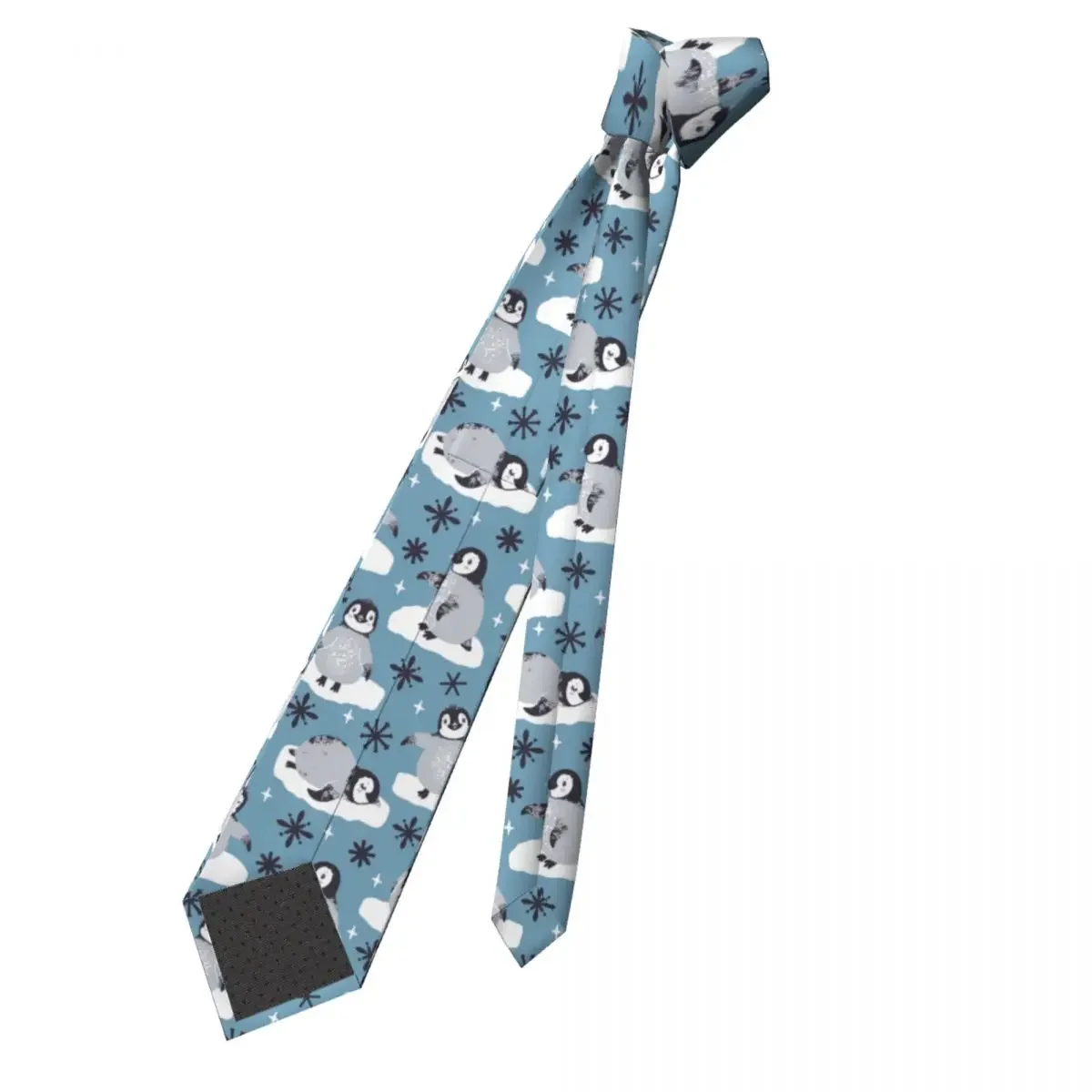 Cute Penguin Animal Men Women Neckties Silk Polyester 8 cm Wide Bird Neck Ties for Daily Wear Gravatas Wedding Accessories Party