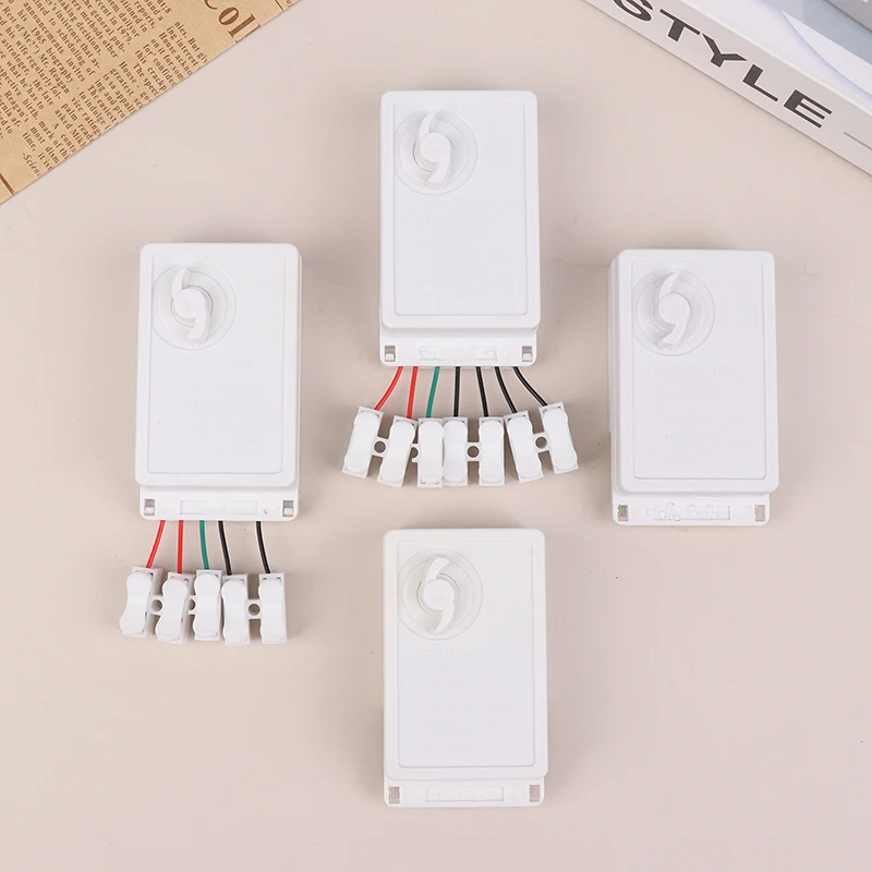 2025 New LED String Dimmer EK-04 2/4-Way 8 Function Knob/Solder-Free Type Push Button Type Light Adjustment Controller Box