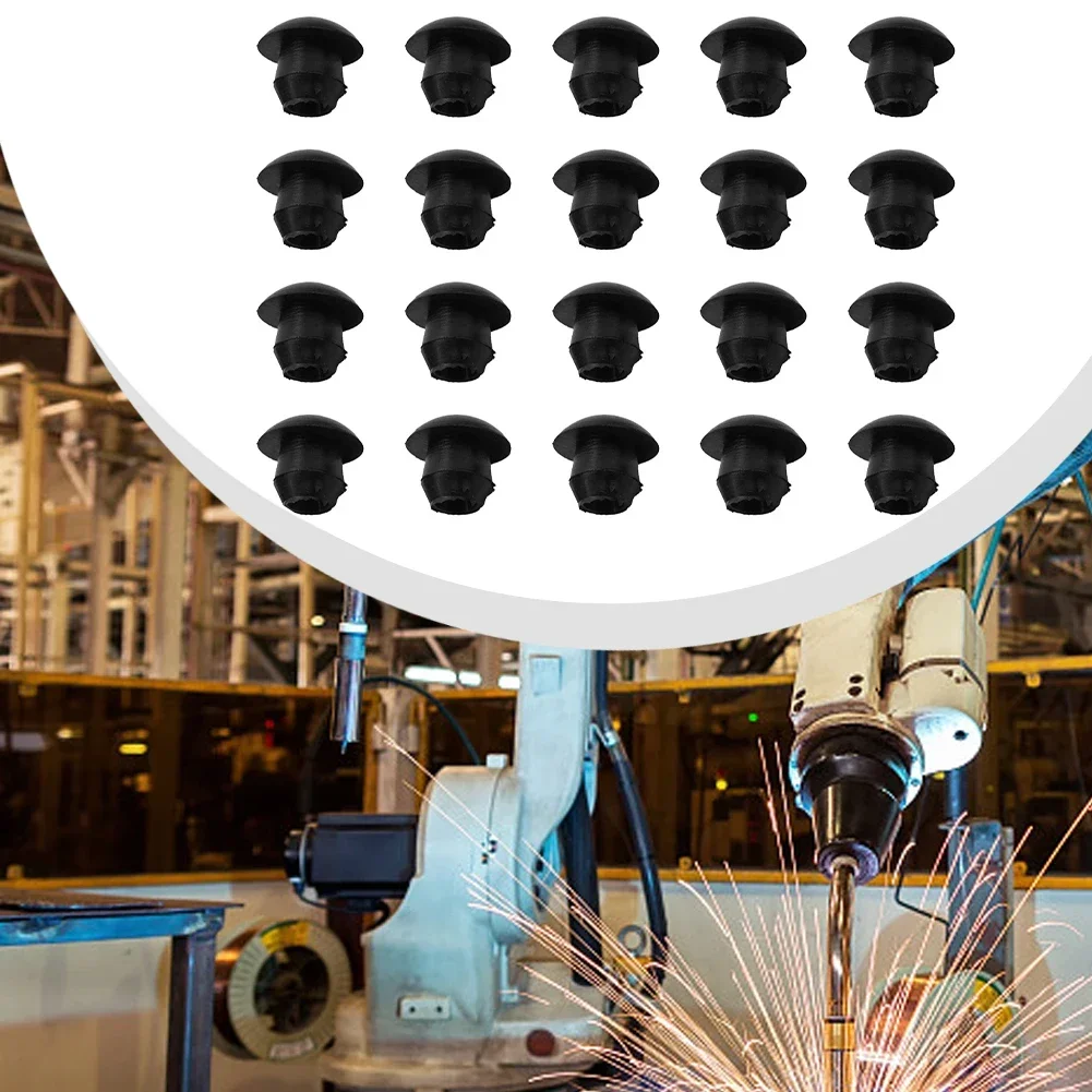 Convenience To Carry Plugs Lightweight 20PCS Black For Most General Hydraulic Horizontal Can Effectively Oil Leakage
