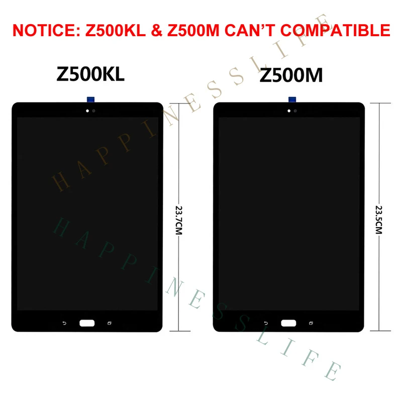 NUEVA PANTALLA TÁCTIL LCD ZR+ para ASUS Zenpad 3S 10 Z500M P027 / Z500KL P001