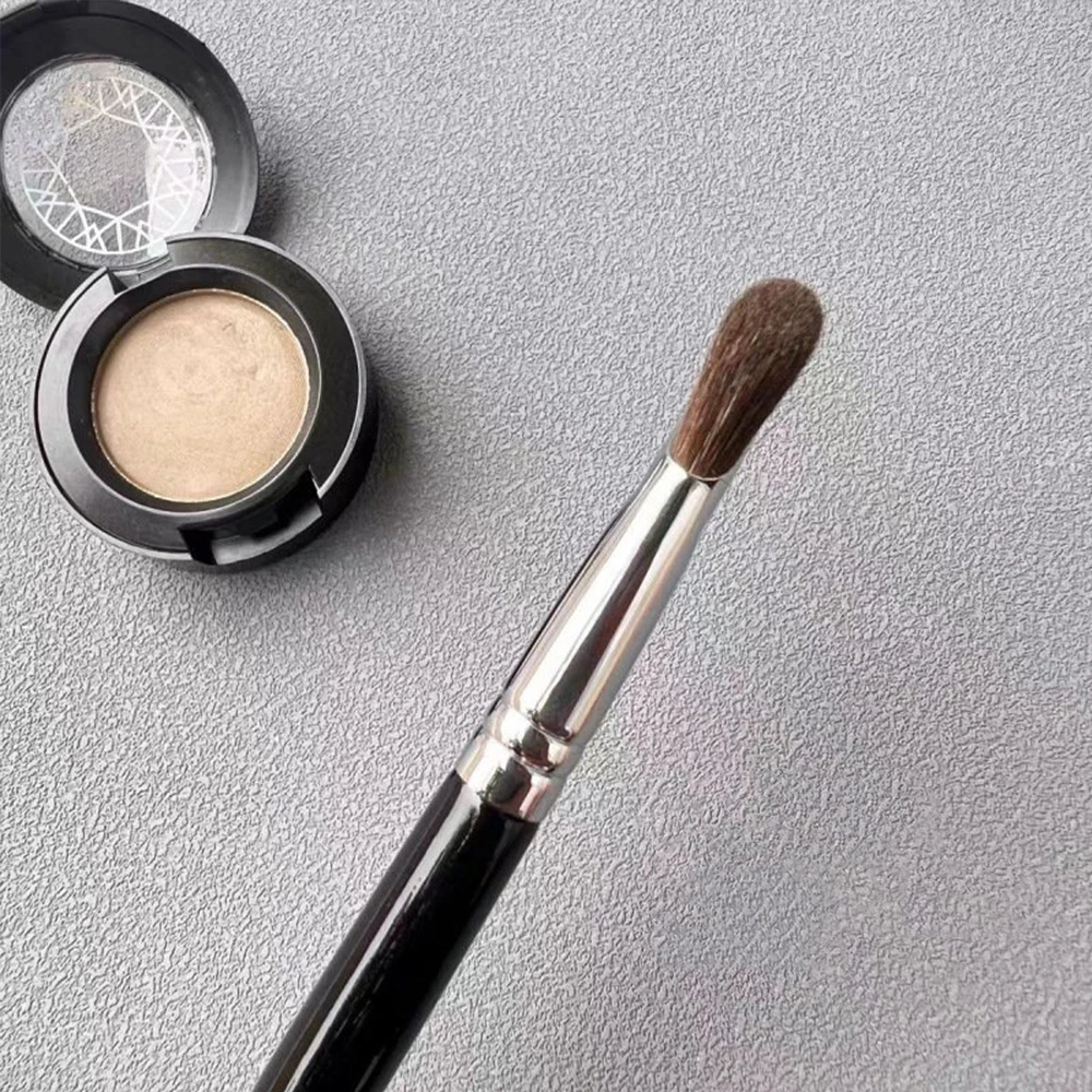 Brocha para sombra de nariz, brochas de maquillaje para sombra de ojos, bronceador de ala de nariz, contorno, zona de ojos, pelo de caballo suave, herramientas de mezcla cosmética