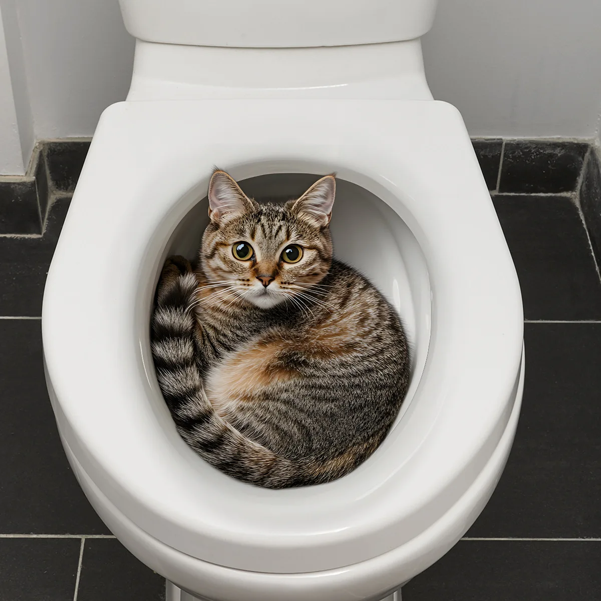 Cat Toilet Lid Deca…