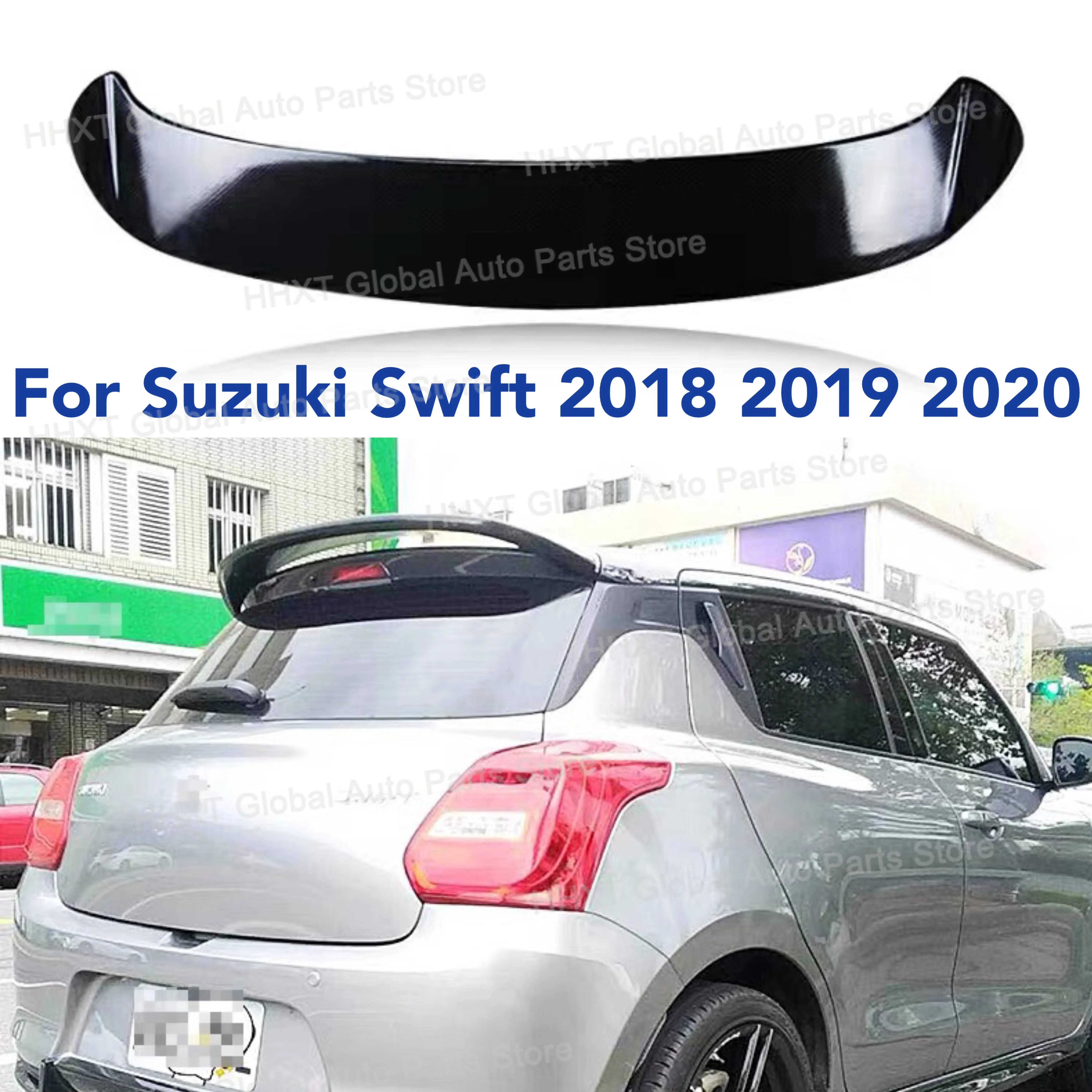 For Suzuki Swift 2018 2019 2020 Rear Spoiler High Quality Abs Material Paint Professional Odified Accessories